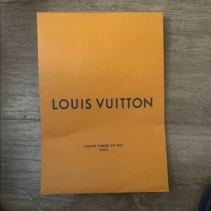 Louis Vuitton Orange Shopping Bag